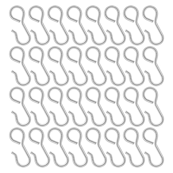 Hemoton 100pcs Car Seat Cover Metal Hooks Plastic Car Seat Covers Metal Hooks Set Locking Clip Plastic Card Fixed Fastener Replacement