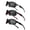 Style Two, variant on 3 pairs of universal polarized sports glasses, suitable for outdoor cycling, baseball, running, fishing, golf, driving, and sunbathing