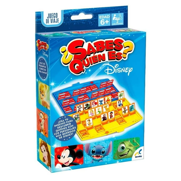 ¿Sabes Quién Es? Disney Juego de Viaje