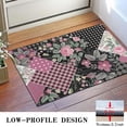 thumbnail image 3 of Pioneer Flower Floral Print Pattern Door Rugs,Washable Non Slip Door Mats Indoor,Decorative Door Mats,Entry Mat Indoor for Entrance,Bedroom,Kitchen,Bathroom,16"x24", 3 of 6