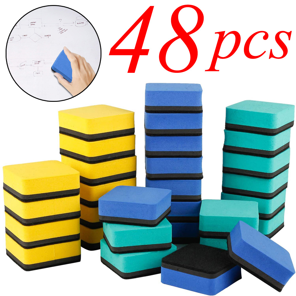 OBOSOE Mini Dry Erasers, Whiteboard Erasers for Classroom