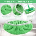 thumbnail image 5 of PrePat 1/3/6Pcs Sweeper Wet & Dry Cleaning Cloths Reusable Microfiber Mop Pads Green Furniture Flooring Mop Head Replacement Washable Rag Towel, 5 of 10