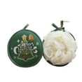 thumbnail image 3 of KOYPTL Christmas Shower Loofah for Kids Adults,2 in 1 Double Sides Christmas Bath Sponges Mesh Balls for Wash Xmas Bathroom Decoration,Cleaning Bathing Accessory,Gift for Christmas Stocking Stuffers, 3 of 7