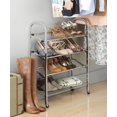 thumbnail image 2 of Whitmor 6060-580Rolling Shoe Rack, 2 of 2