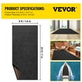 thumbnail image 5 of VEVOR Brand Boat Carpet 6x23' Indoor Outdoor Marine Carpet Rug - Size Optional - 32 oz. Waterproof Patio Anti-slide Rug, Charcoal Black, 5 of 8