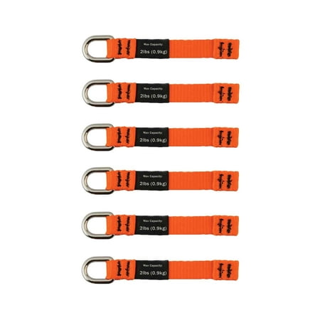 

3700 Medium Orange Web Tool Tails - 2lb 6-pack