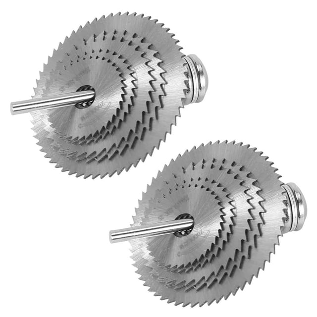 12 Pcs Disques de Coupe pour Lame de Scie Circulaire HSS 22-44mm avec 4 Joints pour Perceuse