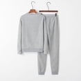 thumbnail image 3 of Baberdicy Sweatsuits for Women, Women's Two Piece Outfit Long Sleeve Crewneck Pullover Tops and Long Pants Tracksuit Gray, Size: S-XL, 3 of 9
