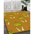 thumbnail image 3 of Ahgly Company Machine Washable Indoor Rectangle Transitional Sedona Brown Area Rugs, 6' x 9', 3 of 7