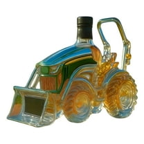 ACDANC Tractor Whisky Bottle, Whisky Decanter Bottle - Artistic Statue, Classic Car Whisky Bottle, Interesting Home Bar Decoration, Tractor Whisky Decanter, Gift for Tractor Driver Men (D)