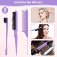 thumbnail image 2 of Hair Brush Set with Continuous Spray Bottle，Slick Back Hair Brush Back Brushing, Combing, Slicking Hair, 2 of 7