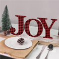 thumbnail image 3 of Billuyoard Alegría de Navidad Decoración de Mantel Chimeneas Carta Letrero Decoraciones de para estudio Dormitorio Sala de estar Kits de decoración para fiestas ALEGRÍA Billuyoard HA040426-01, 3 of 6