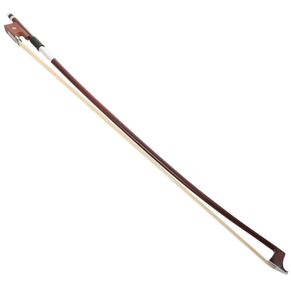 TEHAUX Brown Horsehair Violin Bow with Bright Finish, 1 Piece, and Lightweight for Professional and Beginner Violinists