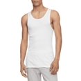 thumbnail image 2 of Calvin Klein Men's Cotton Classics Multipack Tanks, White 3 Pack New, Medium, 2 of 3