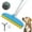 Blue, variant on Carpet Rake for Dog Hair Remover: 2 in 1 Reusable Pet Hair Remover – 60" Adjustable Long Handle Carpet Removal Tool for Dog Cat Human Hair – Carpet Scrape Cleaning for Rug Couch Bed