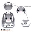 thumbnail image 2 of Bolsa de transporte para gatos, bolsa de transporte transpirable para mascotas, gancho elástico, suministros creativos para mascotas JShteea Libre de BPA, 2 of 6