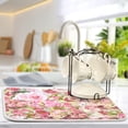 thumbnail image 5 of Coolnut Flower Design Dish Drying Mat for Kitchen, 16 x 18 Inch Microfiber Absorbent Dish Drying Pad, Machine Washable Kitchen Counter Protect Mats, 5 of 7