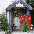 thumbnail image 4 of SM-XLHN Merry Christmas House Flag 28x40 Inch Double Sided Outside, Christmas Tree Star Winter Holiday Yard Outdoor Decorative Flag, 4 of 6