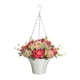 thumbnail image 1 of Flores artificiales colgantes en maceta con cadena para terraza, interior y exterior. Estilo E, 1 of 9