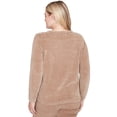 thumbnail image 2 of Alfred Dunner Womens Stitched Leaf Detail Chenille Sweater, 2 of 4