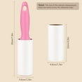 thumbnail image 2 of Pet Hair Remover Roller, Lint Remover Brush Refill Pack, 12 Rolls of 60 Diagonal Sheets, Anti-Hair Clothing Brush, 2 of 5