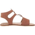thumbnail image 6 of Lucky Brand Women's Feray Leather Memory Foam Open-Toe Slip On Flat Sandal, 6 of 7