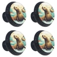 thumbnail image 2 of 4 Pcs Sea Lion Knobs for Kitchen Cabinet Cupboard Dresser Bookcase Drawer Pulls Handles Round Home Decor, 2 of 8