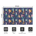 thumbnail image 5 of Dark Blue Mermaid Princess Pattern Door Rugs,Washable Non Slip Door Mats Indoor,Decorative Door Mats,Entry Mat Indoor for Entrance,Bedroom,Kitchen,Bathroom,17"x30", 5 of 6