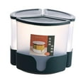 thumbnail image 4 of Caja de arroz sellada, contenedor de almacenamiento de cocina, contenedor giratorio para frijoles, granos alimenticios Verde, 4 of 9
