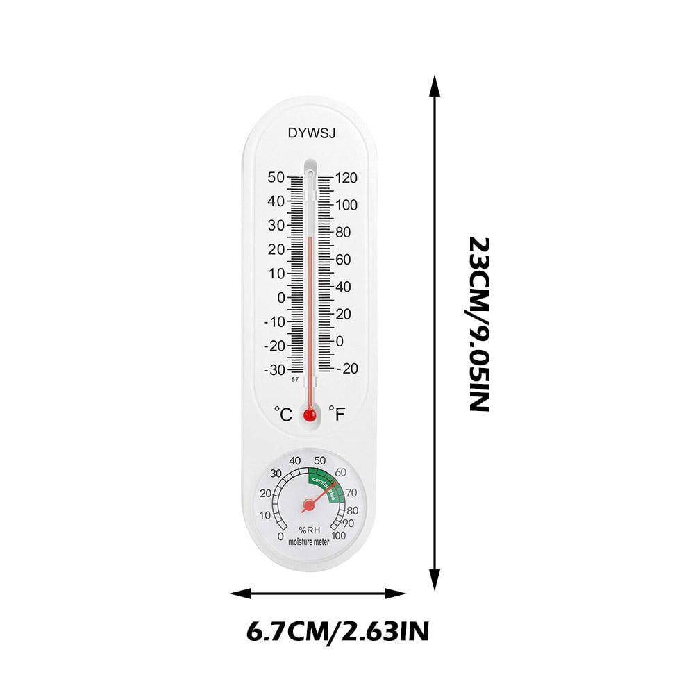 Celsius Fahrenheit Glass Thermometer for Indoor Home Use - Haowind