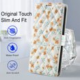 thumbnail image 2 of Decase for iPhone 14 Pro Max Wallet Case with Card Holder,Fashion PU Leather Phone Case,Flip Flower Pattern Cover,Shockproof TPU Inner Shell,C, 2 of 8