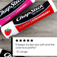 thumbnail image 3 of ChapStick Skin Protectant Lip Balm, Classic Strawberry, 0.15 oz, 3 pk, 3 of 7