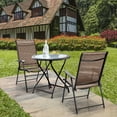 thumbnail image 4 of Costway  2PCS Outdoor Patio Folding Chair Camping Portable Lawn Garden W/Armrest, 4 of 11