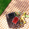 thumbnail image 5 of Manta de picnic plegable e impermeable para camping y jardín, 150 x 200 cm, color amarillo, 5 of 5