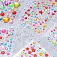 thumbnail image 5 of WHAMVOX 5-Pack Crystal Rhinestone Stickers Acrylic Beads Set for Phone Decoration, Crafts, Toys - Mixed Styles, 5 of 8