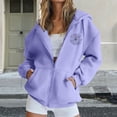 thumbnail image 2 of Sweatshirt for Women Perfect For Daily Wear or Loungewear! Cozy Picks for Every Soft Fabrics XL Purple Sweatshirts, 2 of 4