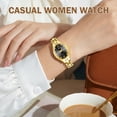 thumbnail image 4 of LIEBIG Womens watch Small Gold Watches for Women Dainty Analog Ladies Quartz Watch Oval Case Waterproof, 4 of 10