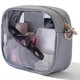 thumbnail image 3 of Bolso Transparente para Eventos en Estadio, Bolso Bandolera Transparente, Bolso Transparente para Conciertos Festivales Deportes Gris, 3 of 5
