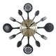 thumbnail image 3 of Reloj de pared de cocina 3D extraíble, espejo de pared, calcomanía de pared Negro, 3 of 9