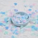 thumbnail image 4 of Confeti romántico con forma de corazón azul para una decoración de boda inolvidable, 4 of 8