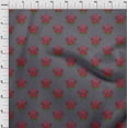 thumbnail image 3 of oneOone Silk Tabby Fabric Leaves & Floral Block Decor Fabric Printed BTY 42 Inch Wide, 3 of 4