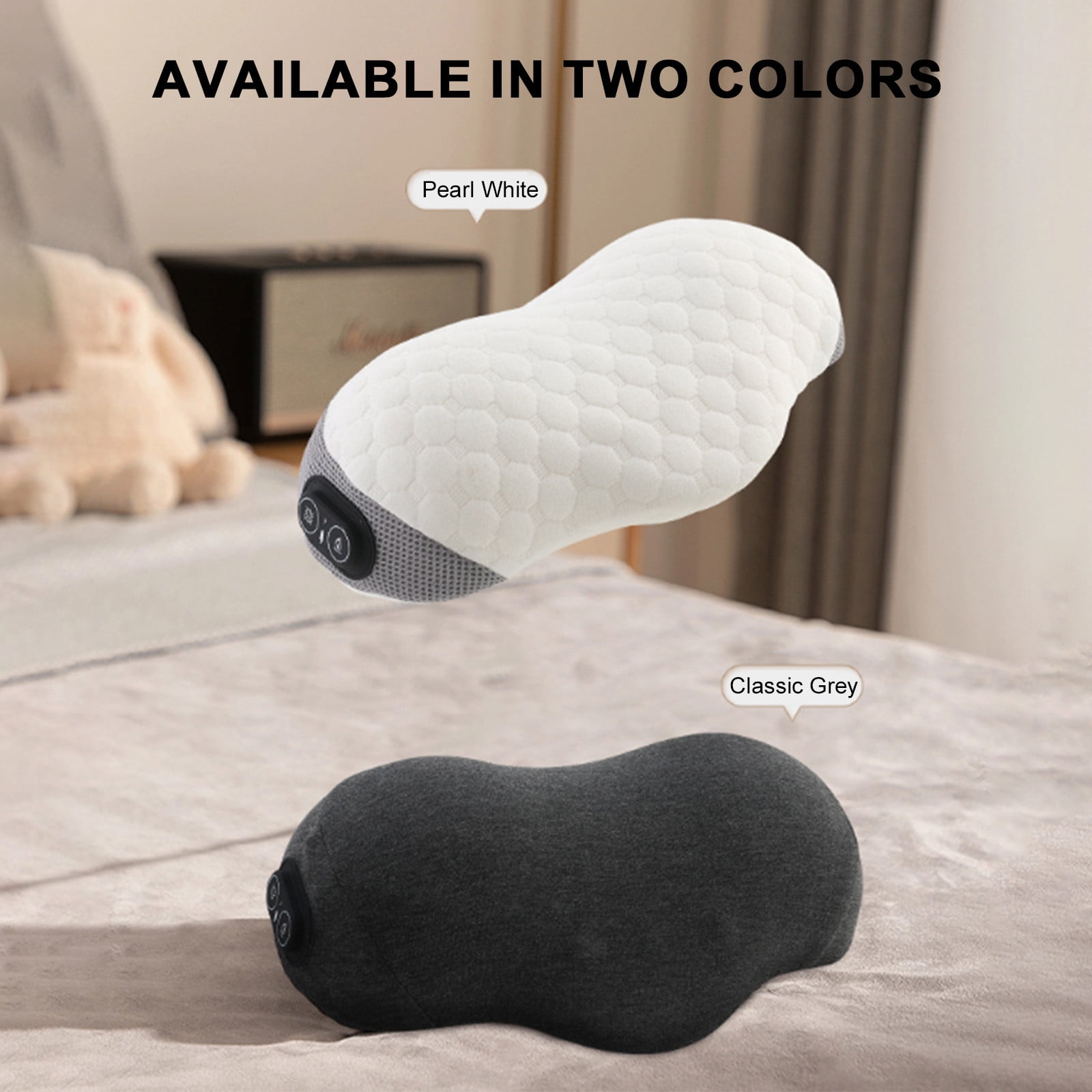 Dengmore Heated Neck Stretcher for Pain Relief Portable Heated Cervical Traction Device Pillow Graphene Heating Pad Neck and Shoulder Relaxer
