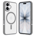 thumbnail image 1 of Funda Transparente con Color TITANIO Compatible con MagSafe para iPhone 17, Protección Antigolpes Ultrafina, TPU + Silicona Resistente, 1 of 6