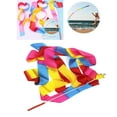 thumbnail image 2 of 2x s de baile de 4 m, varitas de gimnasia, varitas giratorias rítmicas en palos para niños, niñas, baile artístico, Zulema  Cintas de baile de gimnasio, 2 of 7