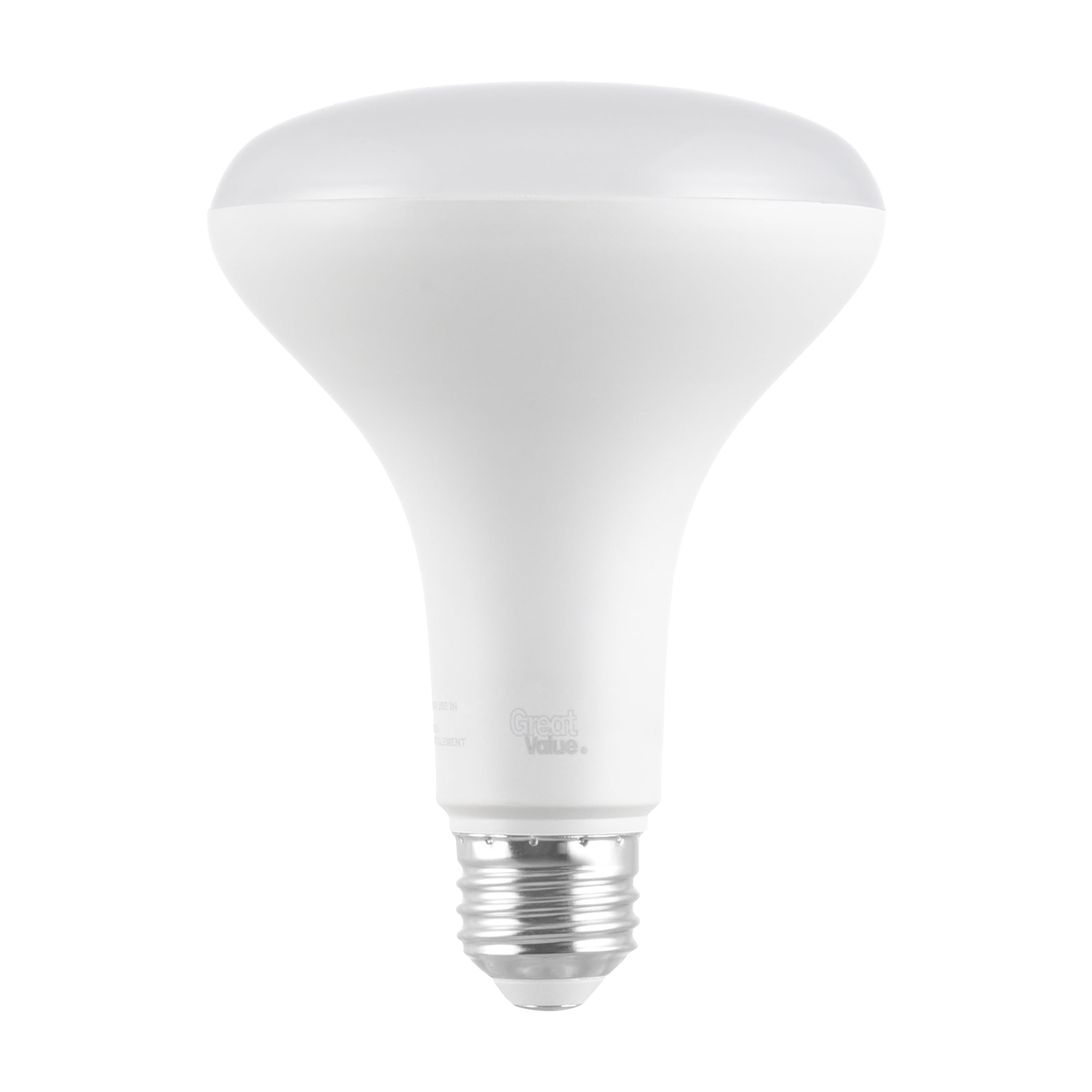 Great Value BR30 LED 7.5W (65W Equivalent) Daylight E26 Medium Base Floodlight Bulbs, Dimmable, 16 Pack