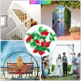 thumbnail image 7 of Luxtrada 4Pack 7.5Ft Flower Garland Fake Rose Vine Artificial Flower Hanging Ivy Floral (Purple), 7 of 7