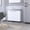 White#1, variant on Dining Room Sideboards, Yuma 150" Wall Cabinet, Two Close Cabinets, Two Open Shelves, White Wooden Sideboards,Particle Board Wooden Servers, Furniture Dining Furniture Servers, Sideboards & Buffets
