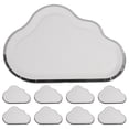 thumbnail image 1 of GAXIRE Juego de 8 platos de papel desechables con forma de nube para fiestas de cumpleaños y bodas., 1 of 4