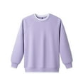thumbnail image 2 of Diufon Girls Long Sleeve School Uniform Cotton Crewneck Pullover Tops Casual Color Block Athletic Sweatshirts, 2 of 10