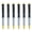 Black, variant on Misright 6pcs 1.0mm Simple Ballpoint Pen for Student Teacher Smooth Writing Pen